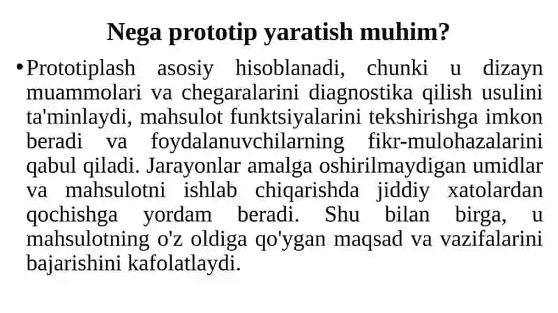 Prototip vositalari bilan interaktiv prototip dizayni va sinovi 4
