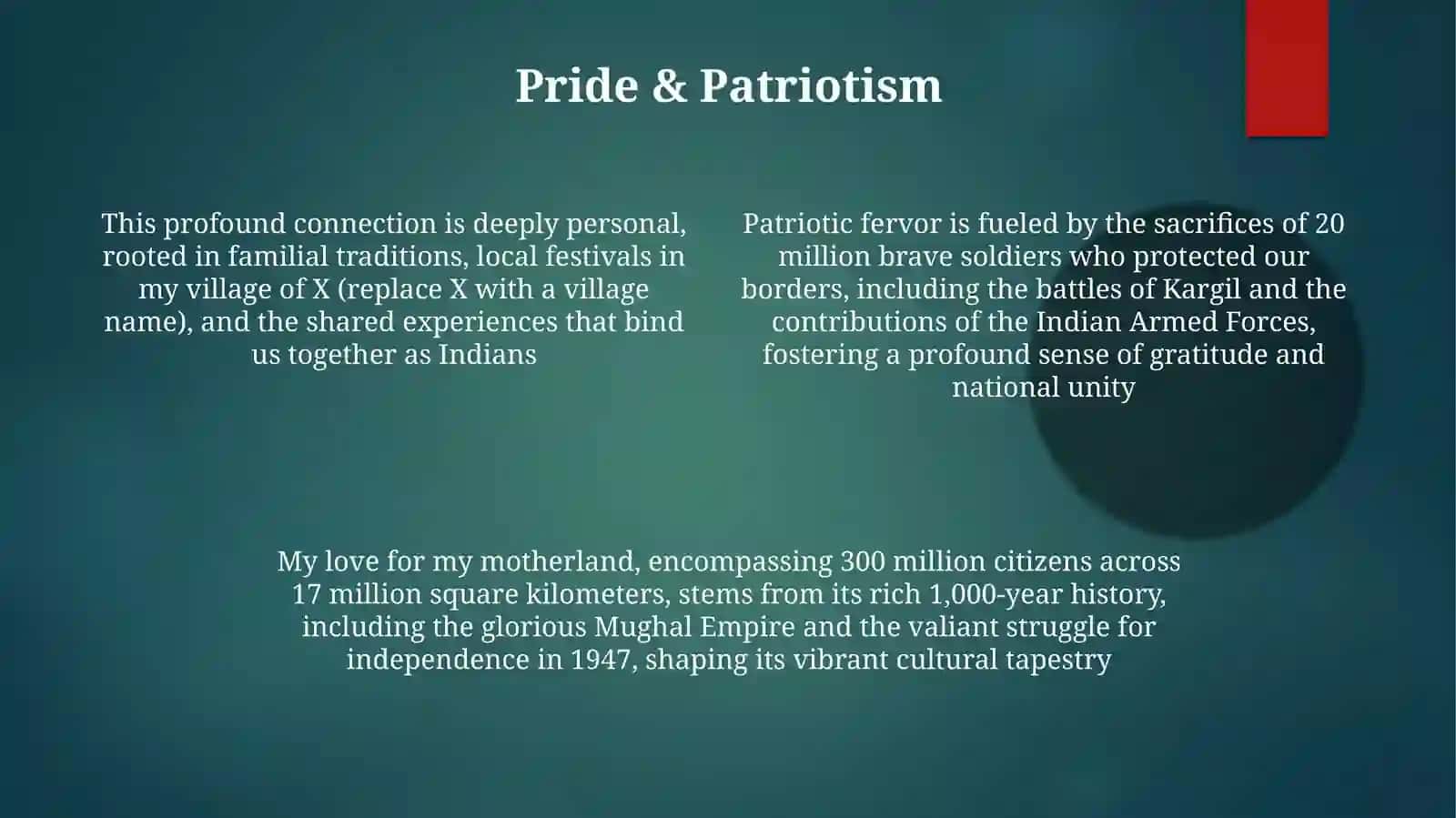 Why do I love my motherland 4
