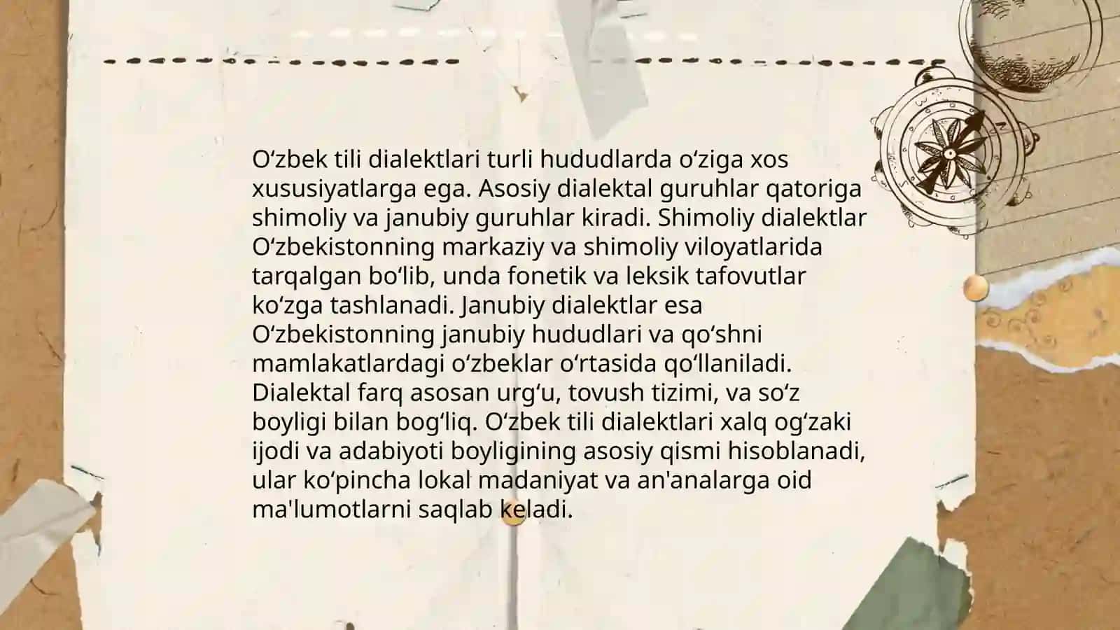 Õzbek tilining dialektal leksikasi 4