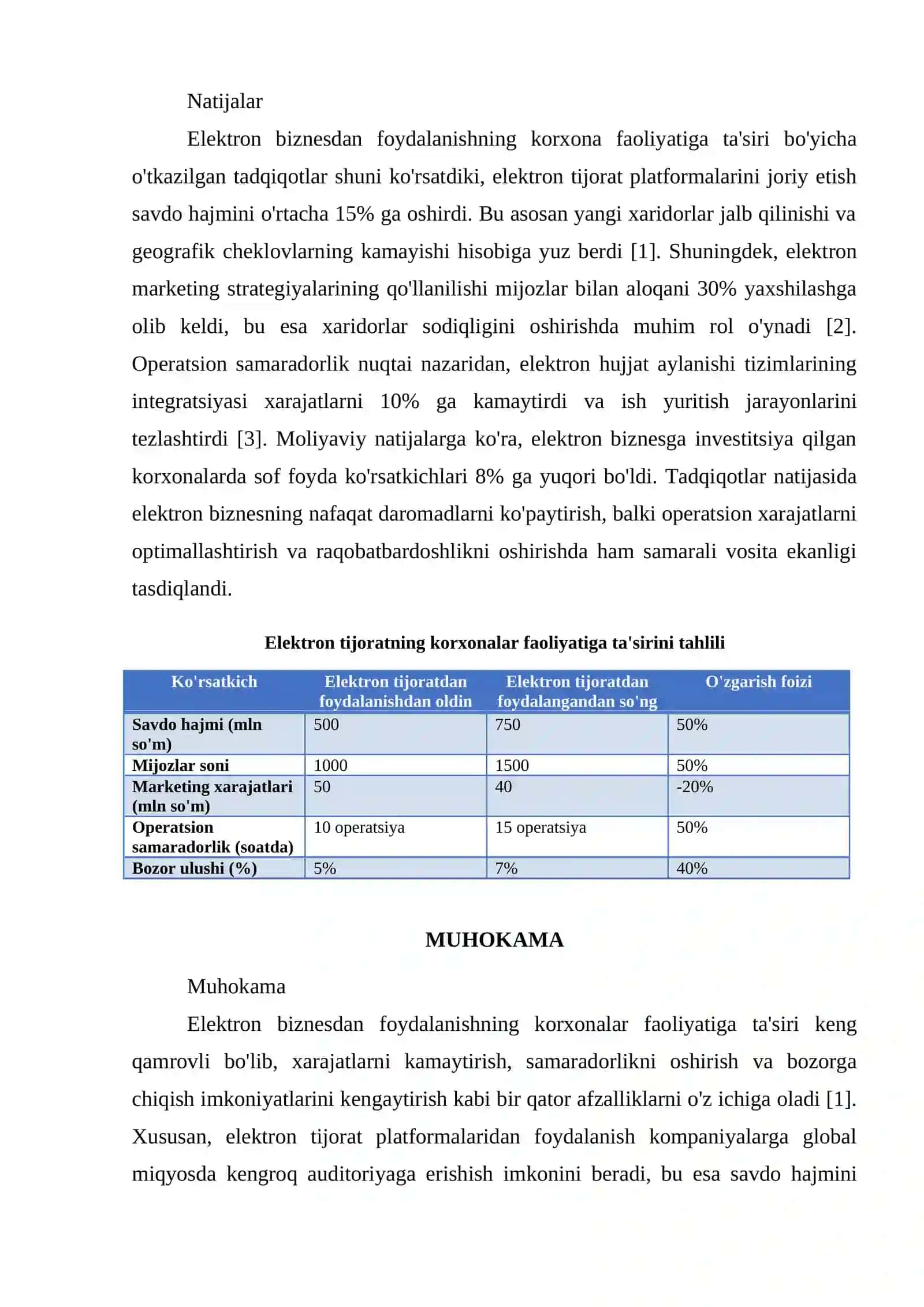 KORXONALAR FAOLIYATIDA ELECTRON BEZNESDAN FOYDALANISH 4