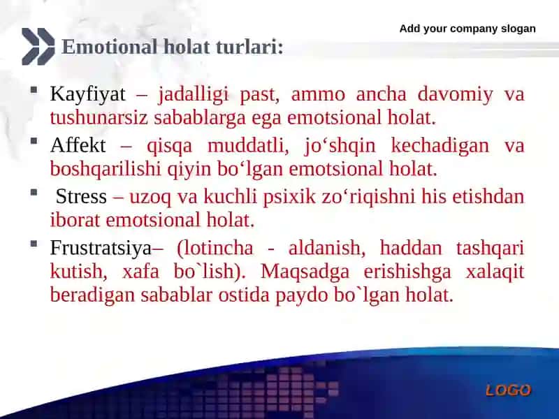 Emotsiya va hissiyotlar 4