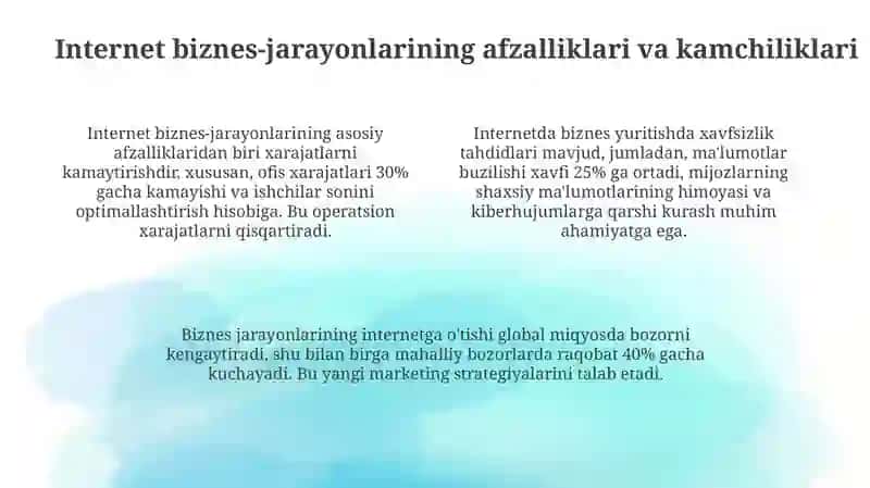 Internetda biznes-jarayonlarni tashkil etish 4