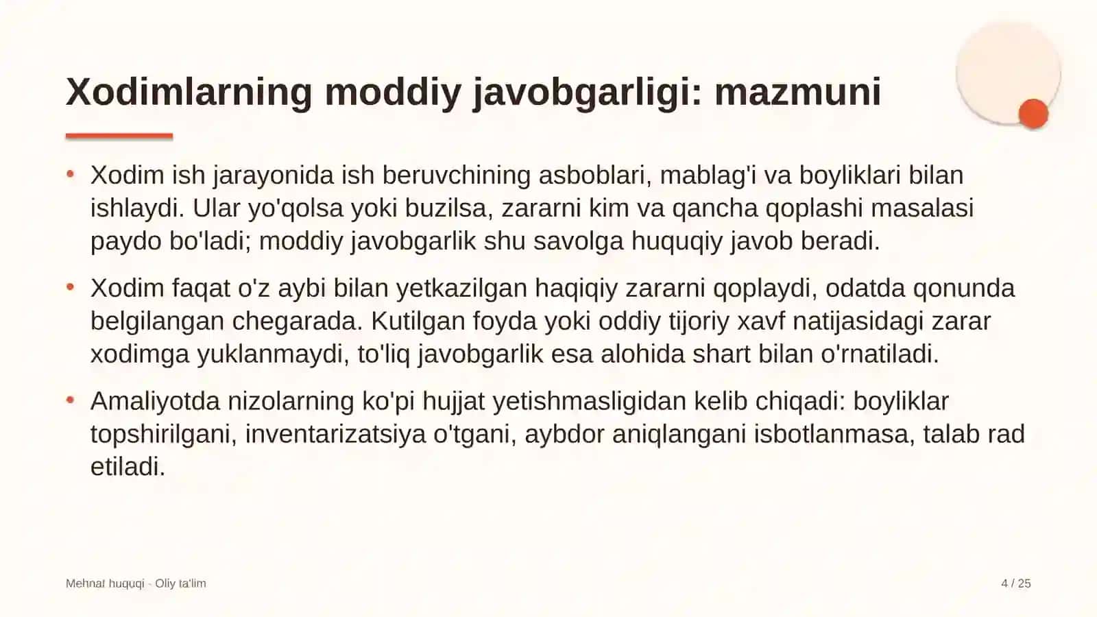 Dublyaj studiyalarida xodimlarning moddiy javobgarligi 4