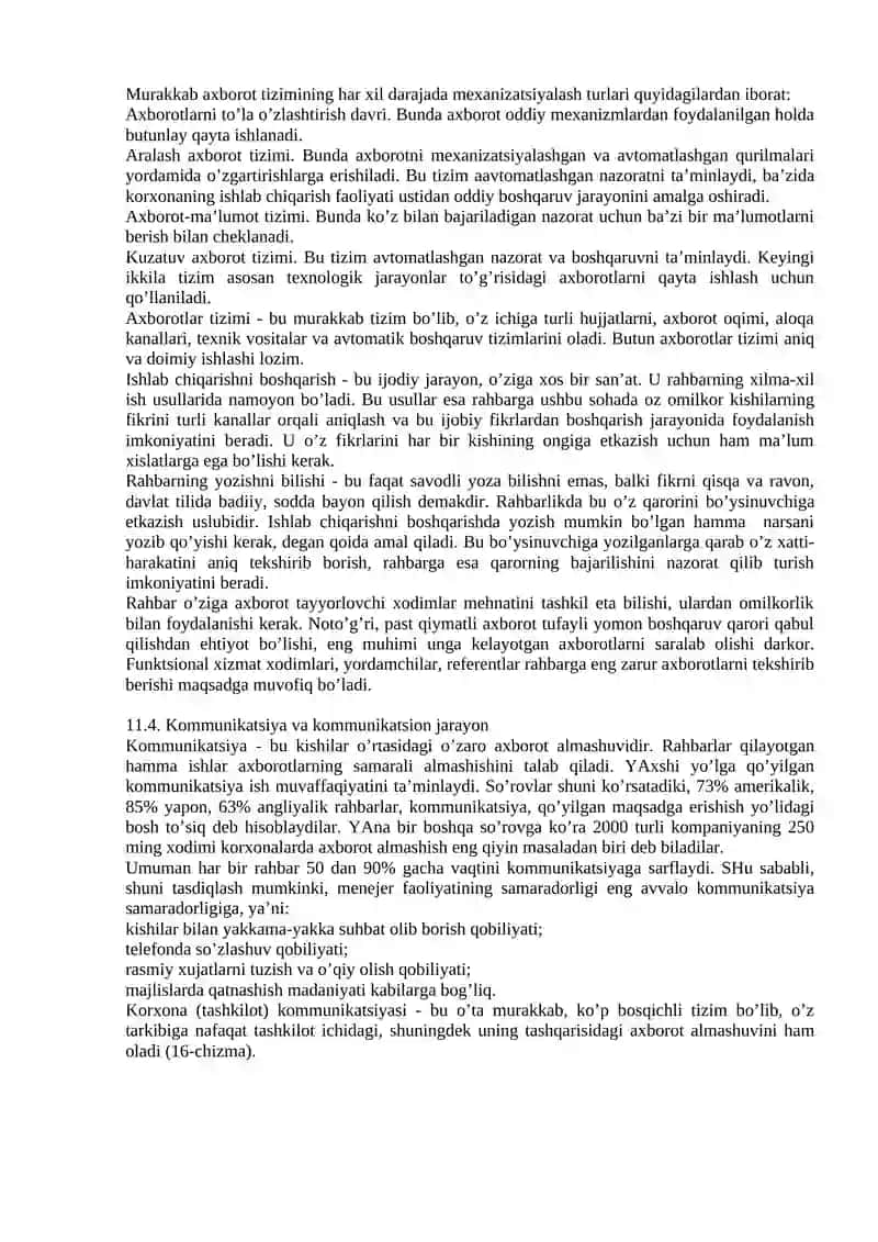 BOSHQARISHDA AXBOROT VA KOMMUNIKATSIYA 4