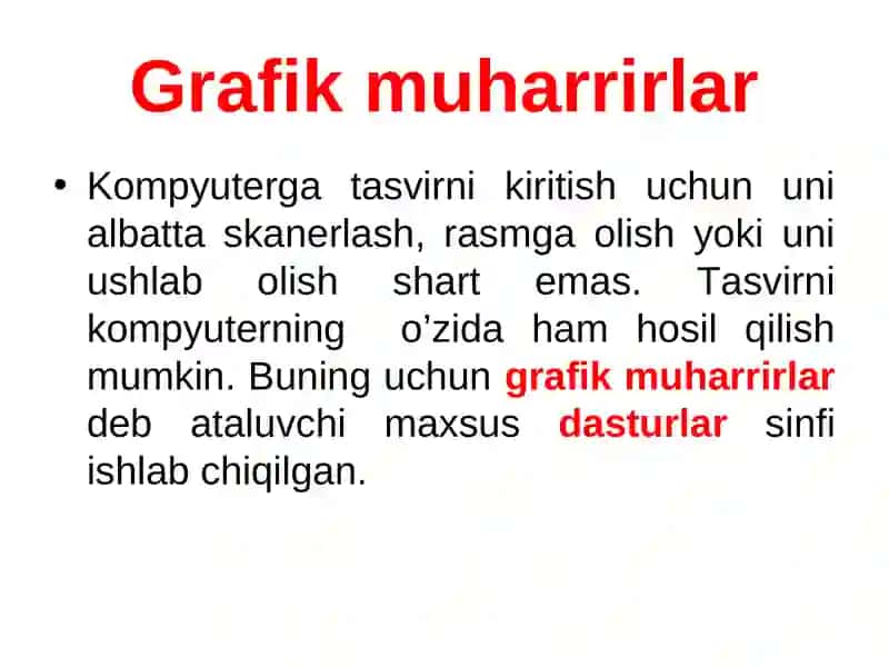 Kompyuter grafikasi 4
