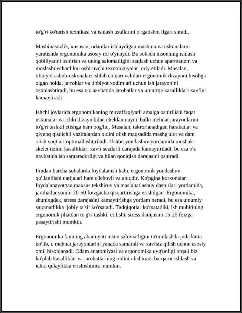 ODAM ANATOMIYASINING XAVFSIZLIGINI TAMINLASHDAGI AHAMIYATI 4