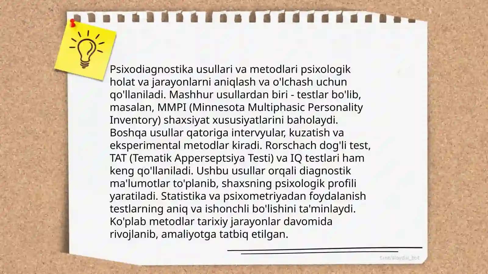 Psixodiagnostikani Maqsadlari 4