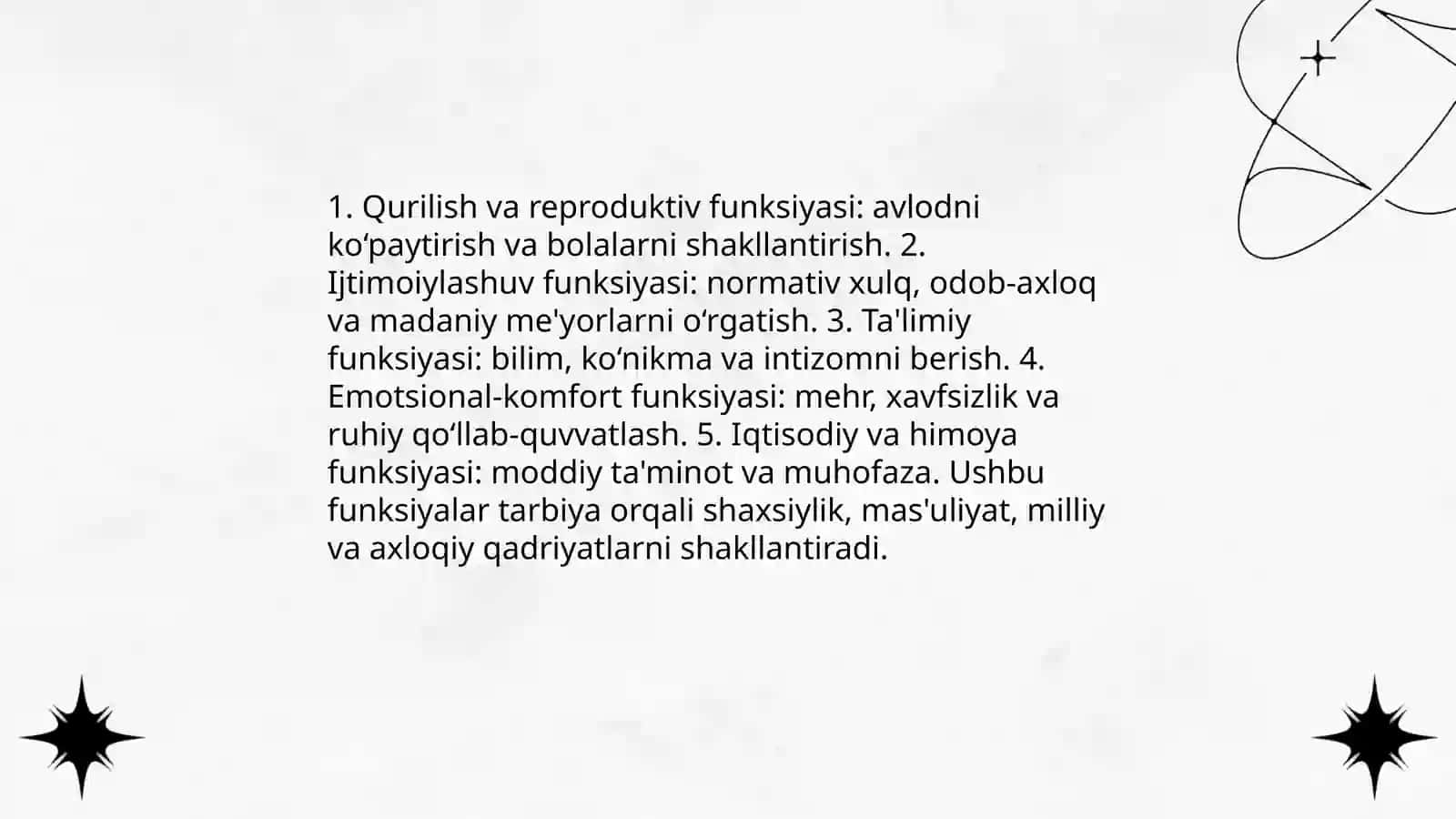Oila tarbiyasi asoslari 4