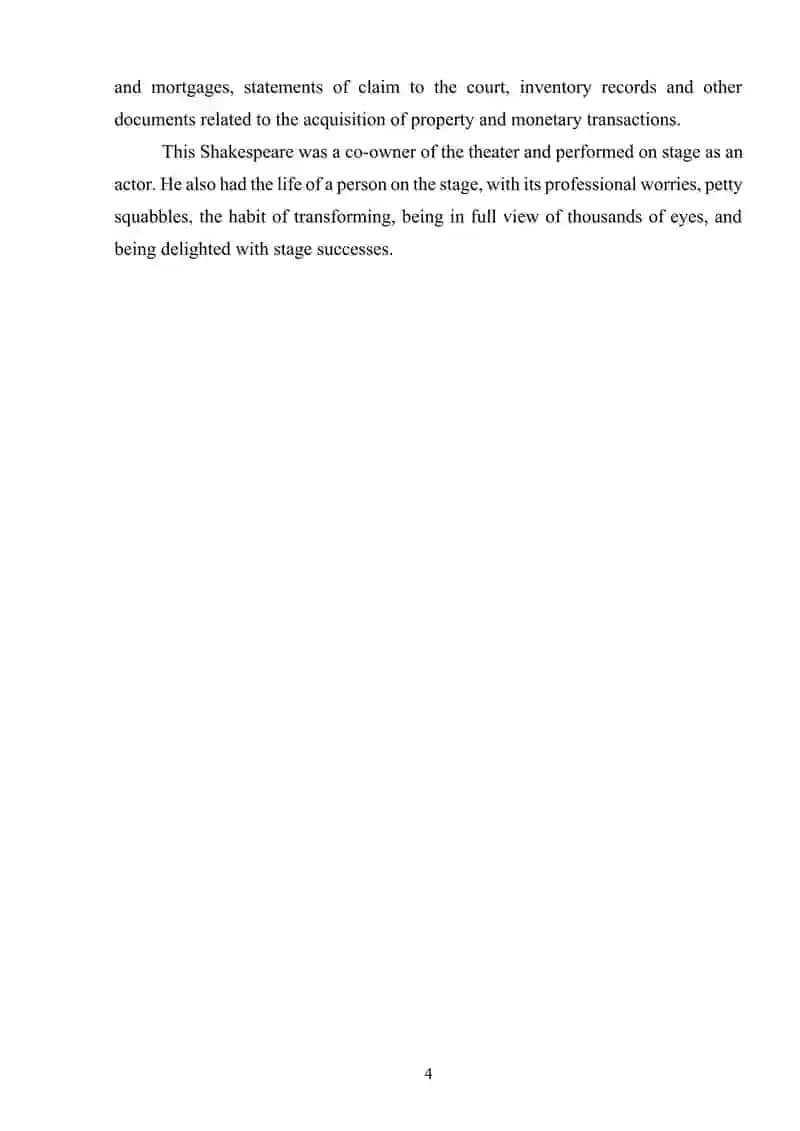 OPTIMISM OF W. SHAKESPEARE'S TRAGEDIES 4