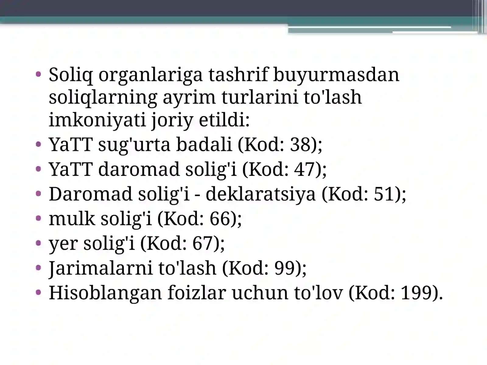 Soliq hisoblash va budjetlantirish mexanizmi 4