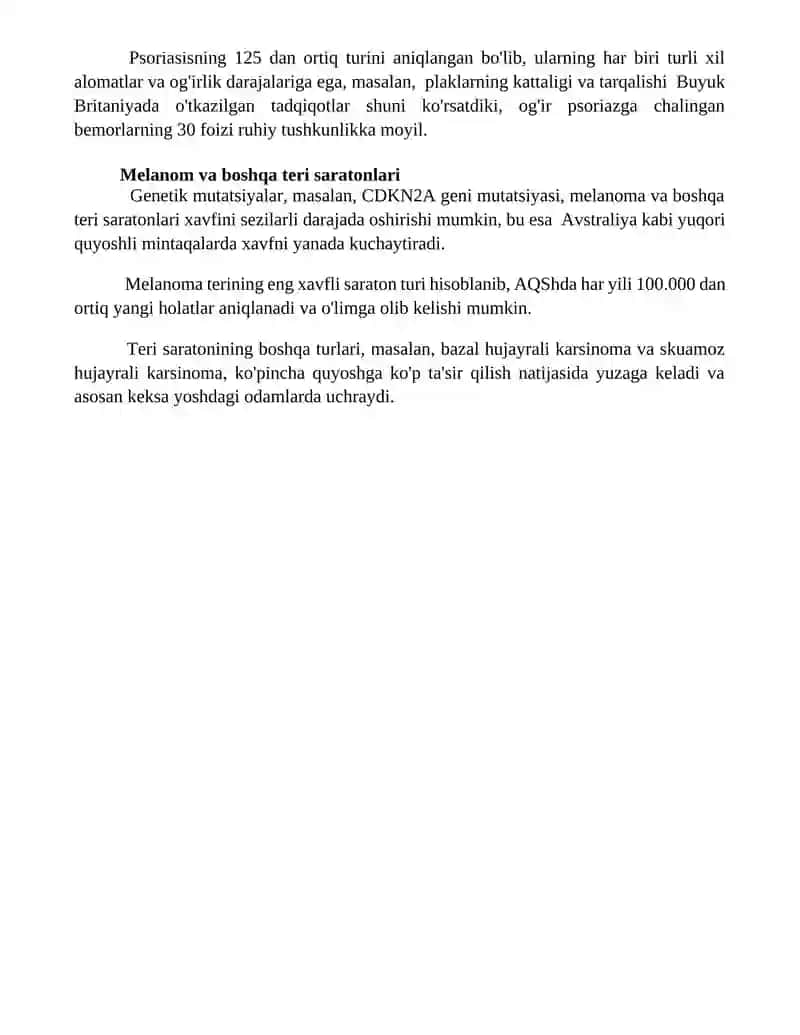 Terining (dermatozlari) nasliy kasalliklari 4