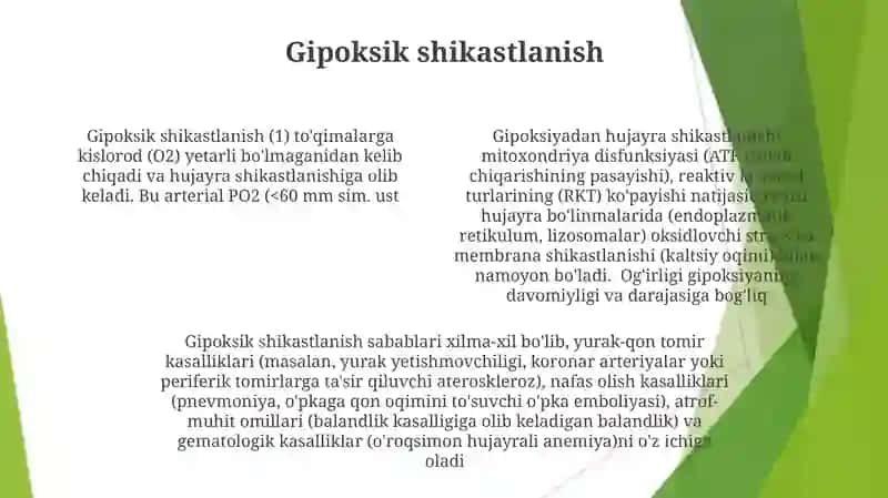 Hujayra shikastlanishi mexanizmlari 4