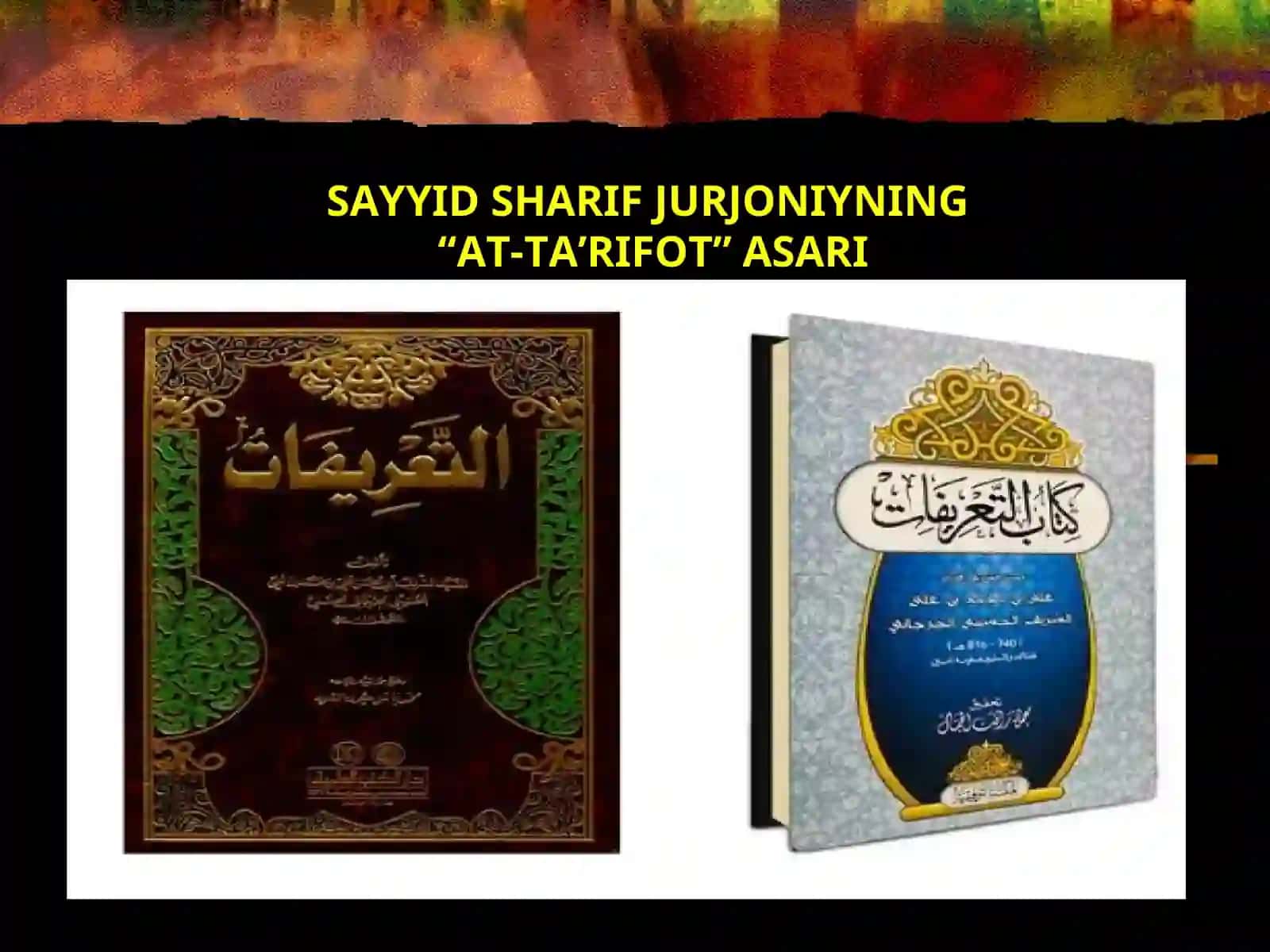 SAYYID HARIF JURJONIYVA UNING MA’DANIY MEROSI 4