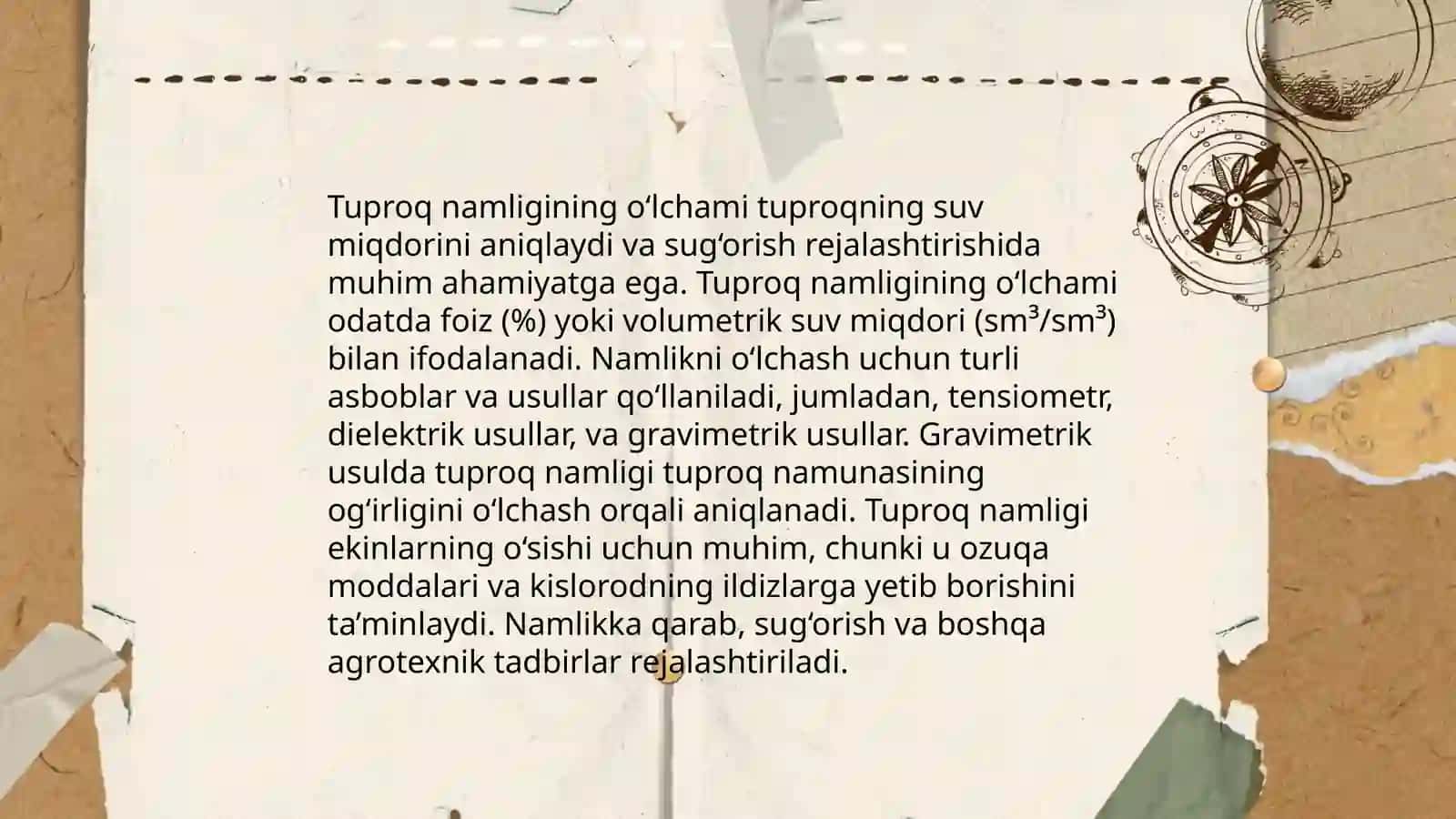 Tuproq.Tuproqdan na’muna olish 4