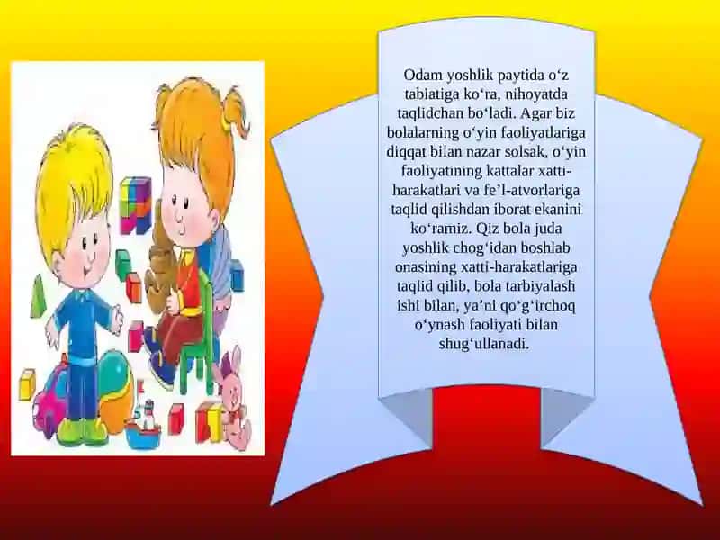 O`yin faoliyatining  psixologik nazariyalar 4