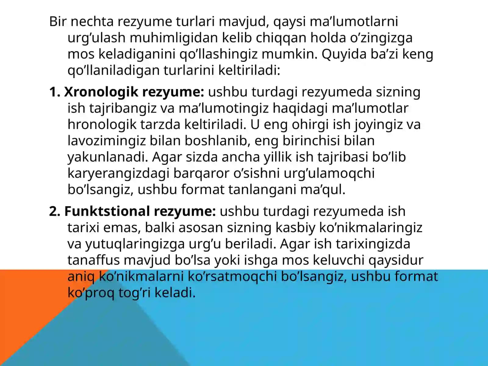 Rezyumelar haqida 4