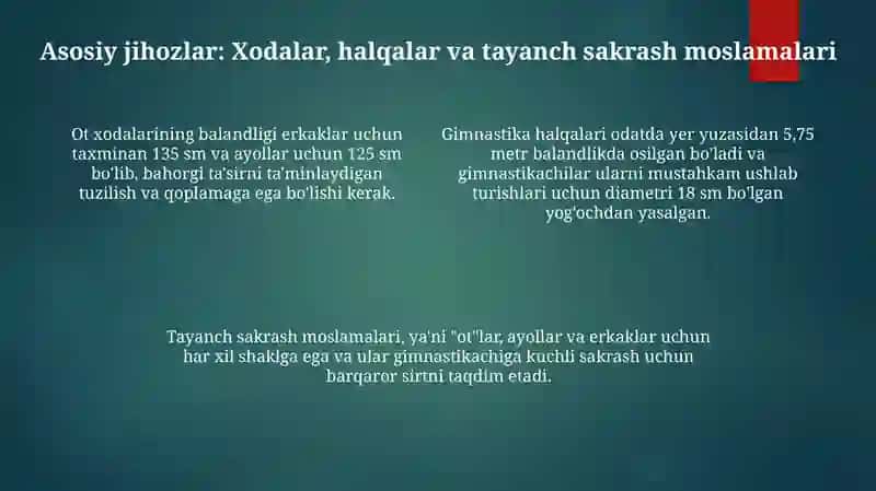 Gimnastikachi hozlar va anjomlari 4