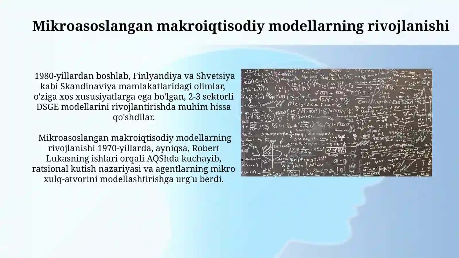 Dinamik Makroiqtisodiyotning hozirgi holati va kelajak istiqbollari 4
