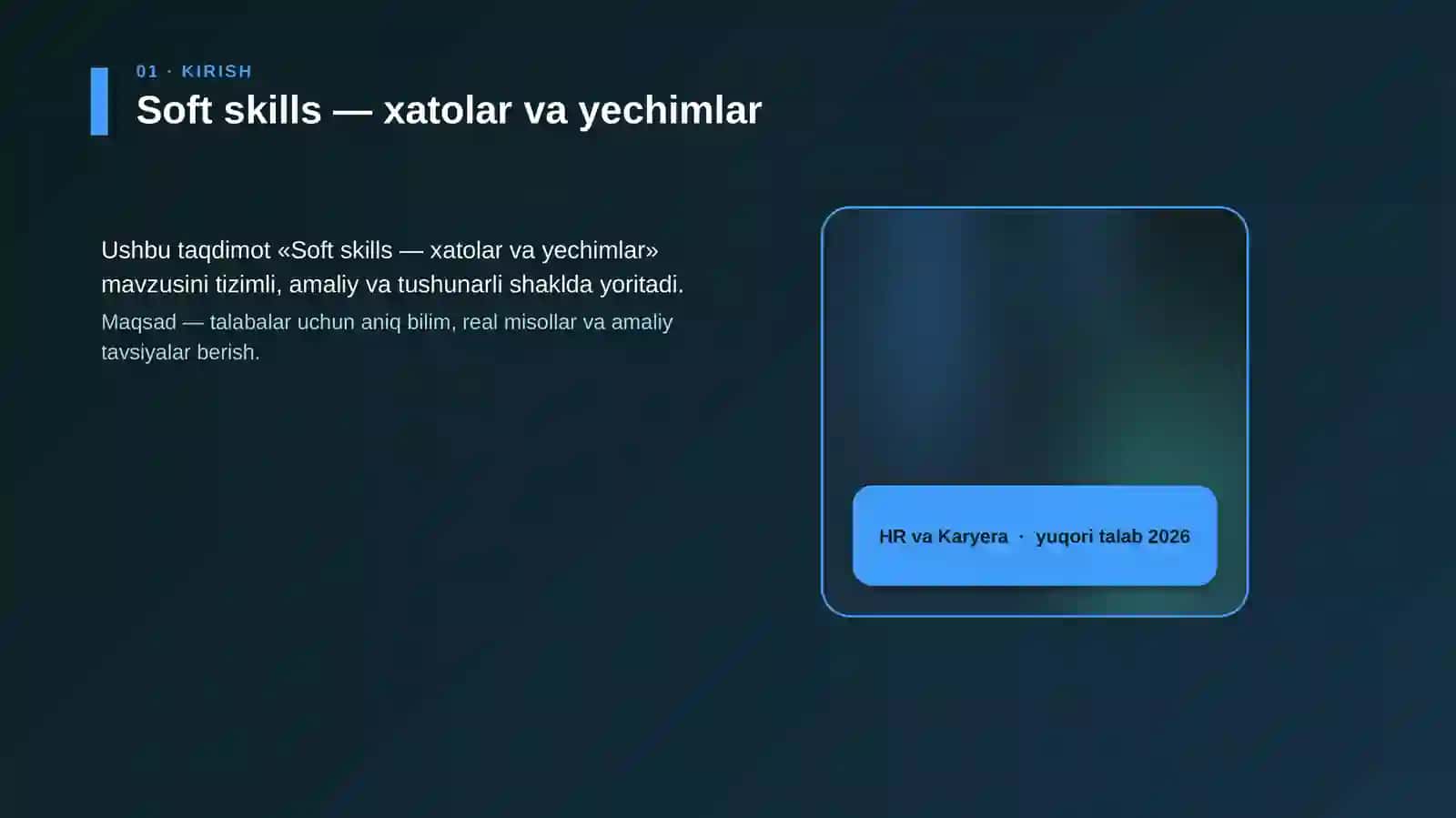 Soft skills — xatolar va yechimlar 4