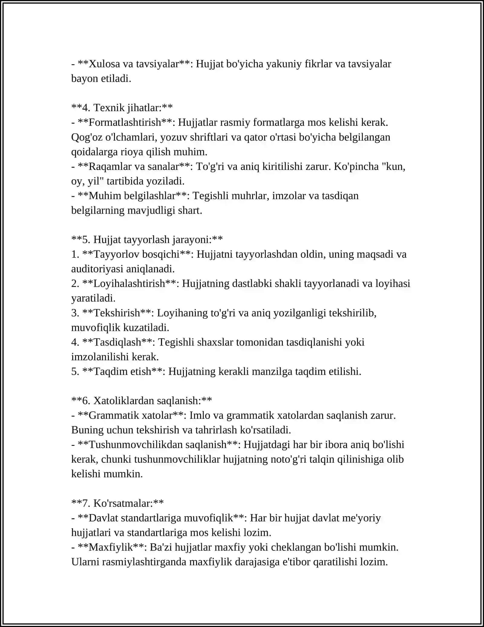 AMALIY O'ZBEK TILI. DAVLAT TILIDA ISH YURITSH 4