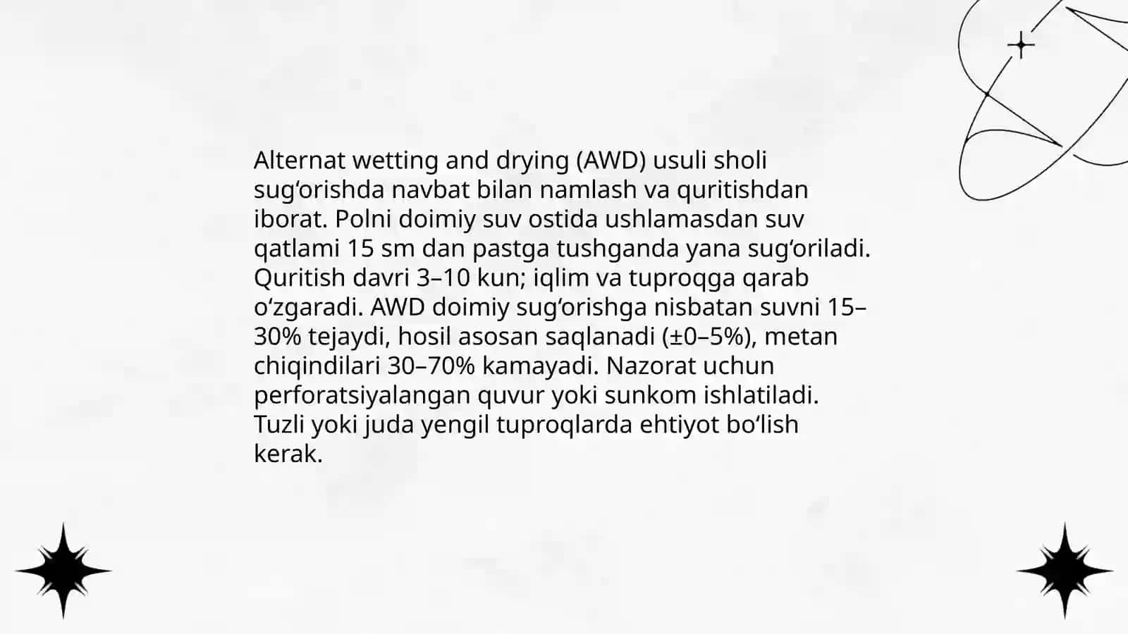 Suvdan tejamli foydalanish usullari 4