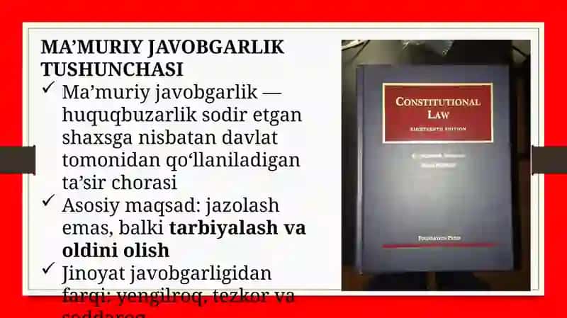 Voqiyatga etmaganlarning va mansabdor shaxslarning ma’muriy javobgarligi 4
