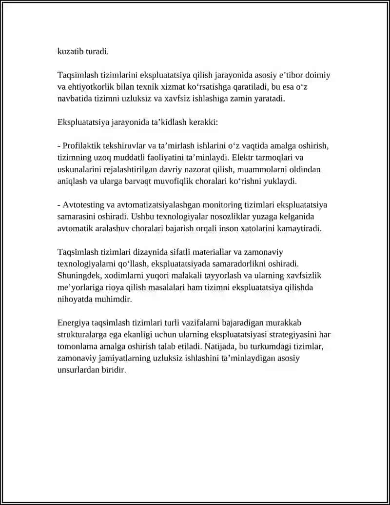 Taqsimlash qurulmalari ekspluatatsiyasi 4
