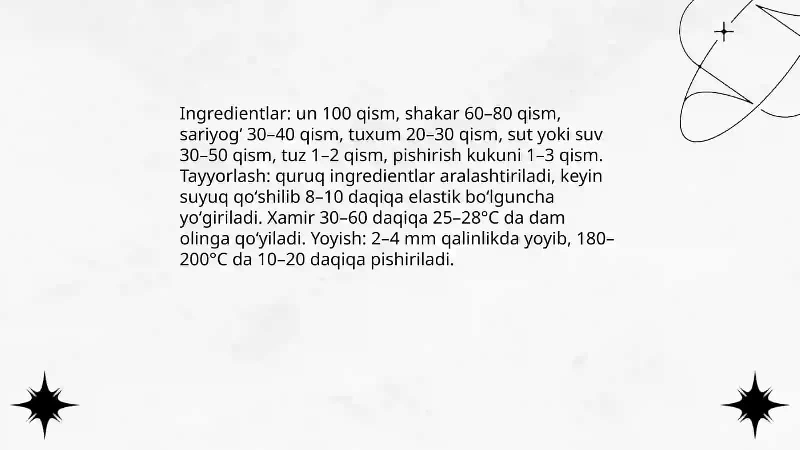 Chinni xamir bilan ishlash texnologiyasi 4
