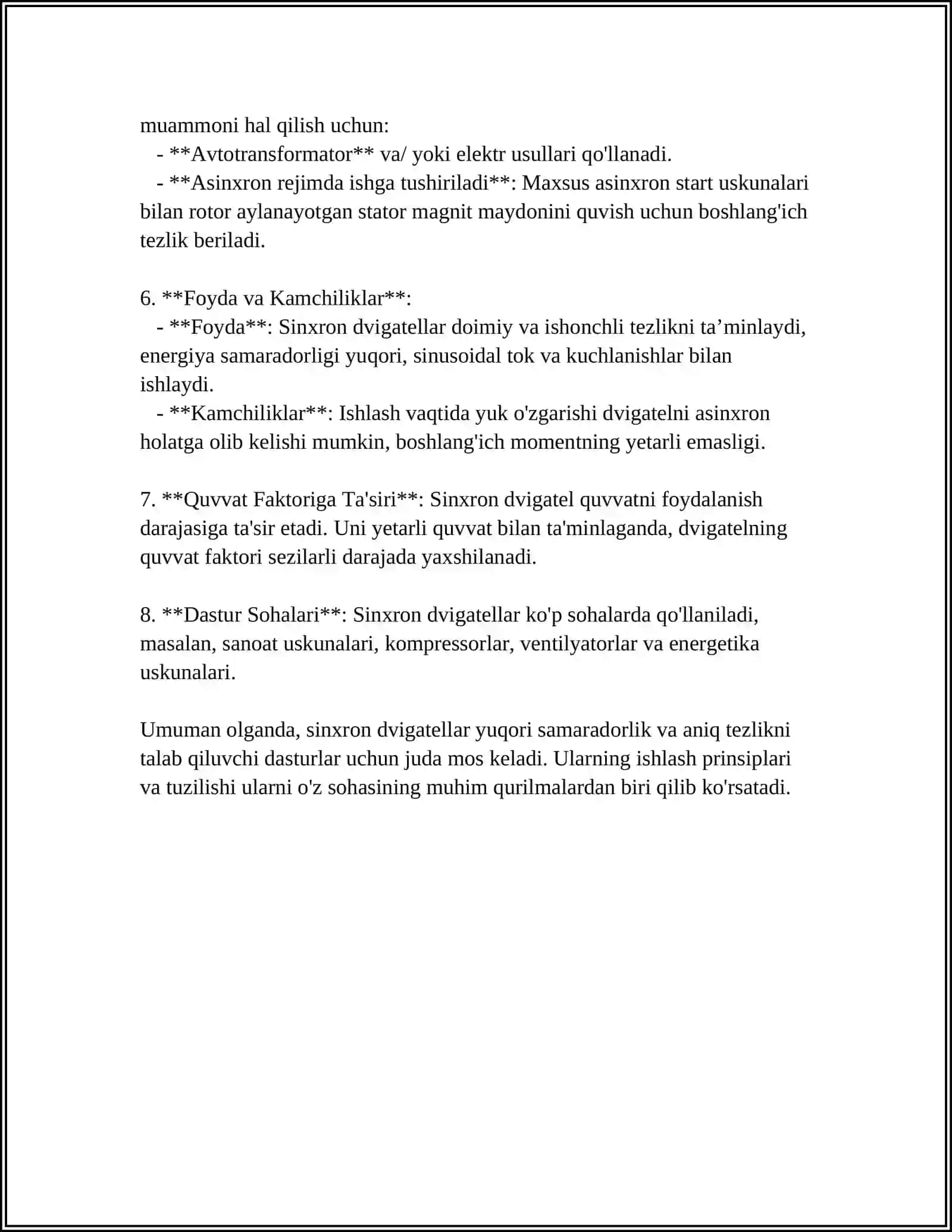 SINXRON ELEKTRO DVIGATEL 4