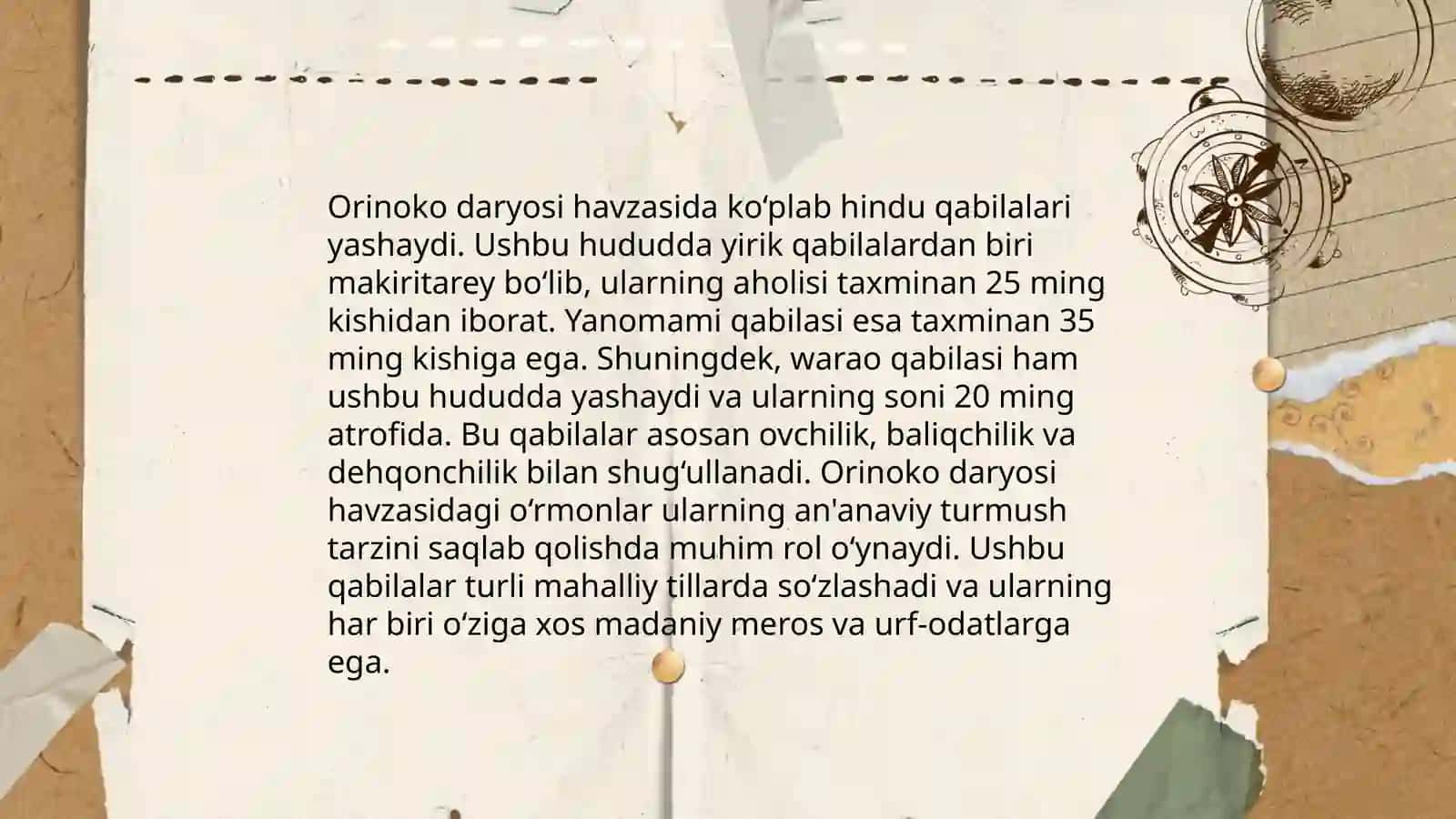 Amazonka va Orinoko daryolari havzasidagi oʻrmon hindu qabilalari 4