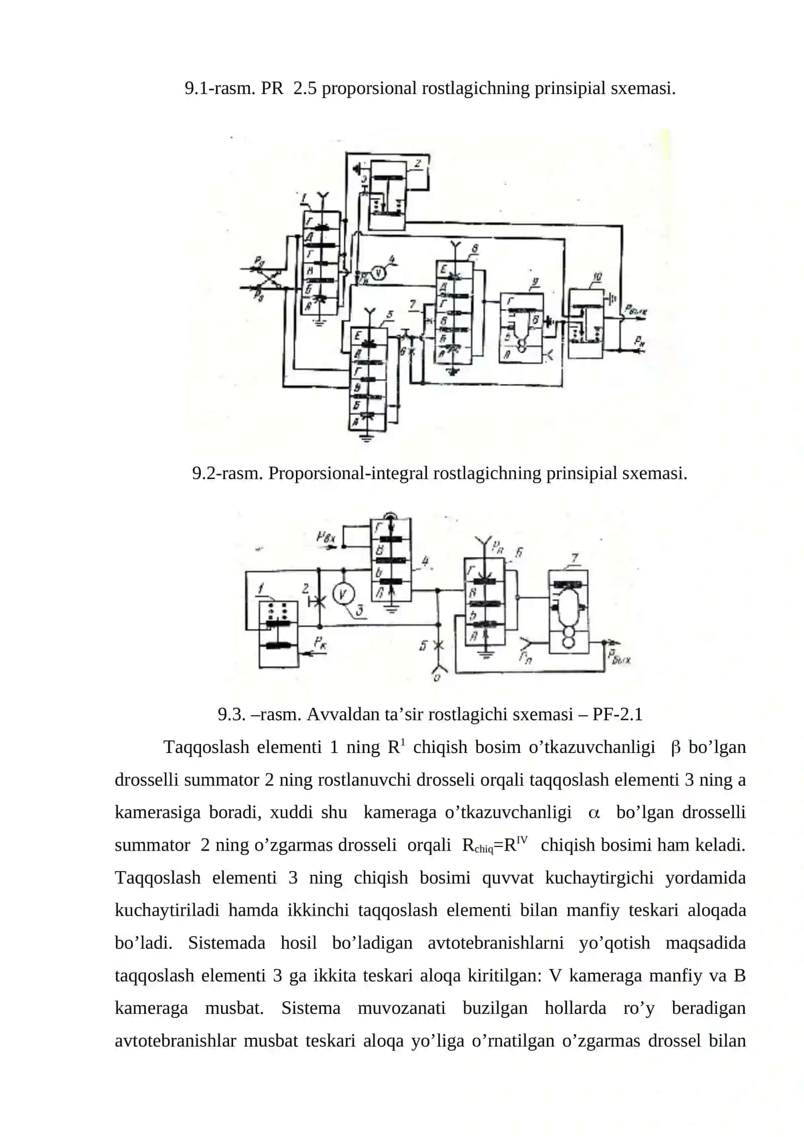 Avtomatik rostlagichlar va ularning turlari 4