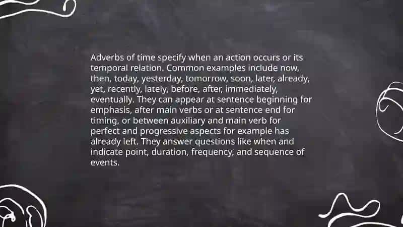 Classification of Adverbs 4