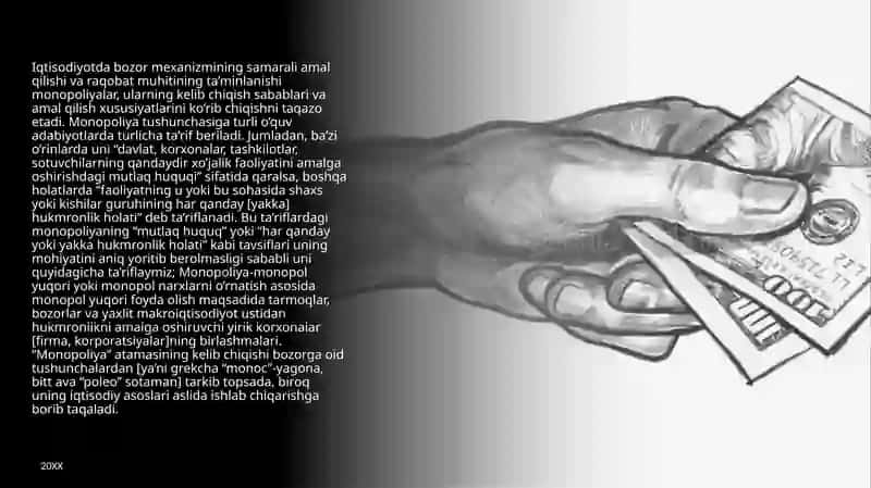MONOPOLIYALARNING IQTISODIY ASOSLARI VA ULARNING TURLARI 4