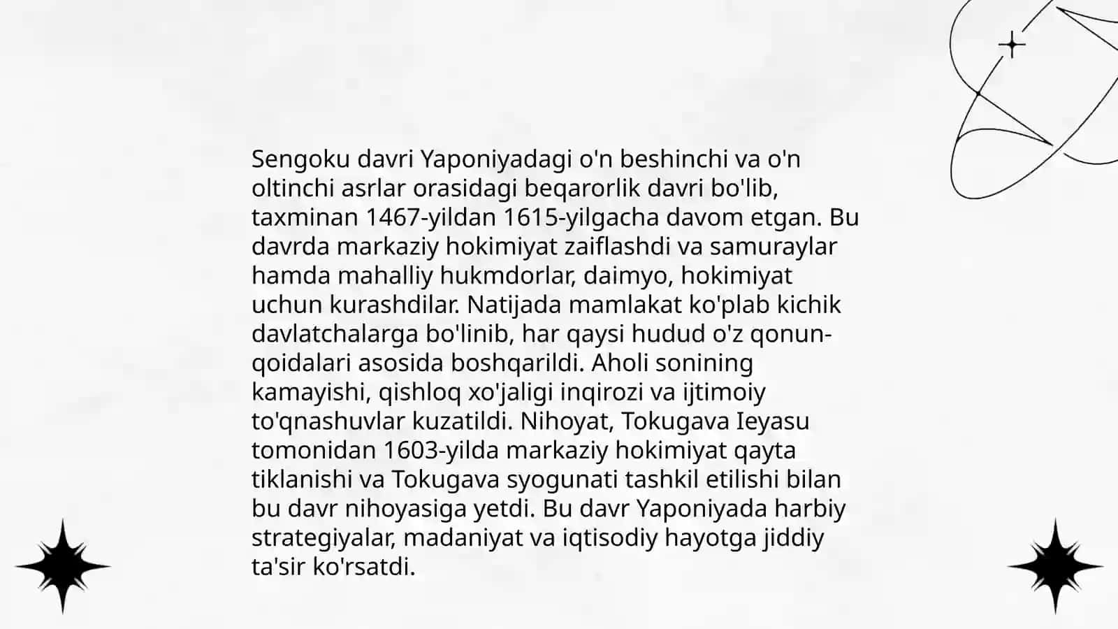 Kunchiqar mamlakat-Yaponiya o'rta asrlarda samuray jamoasi 4