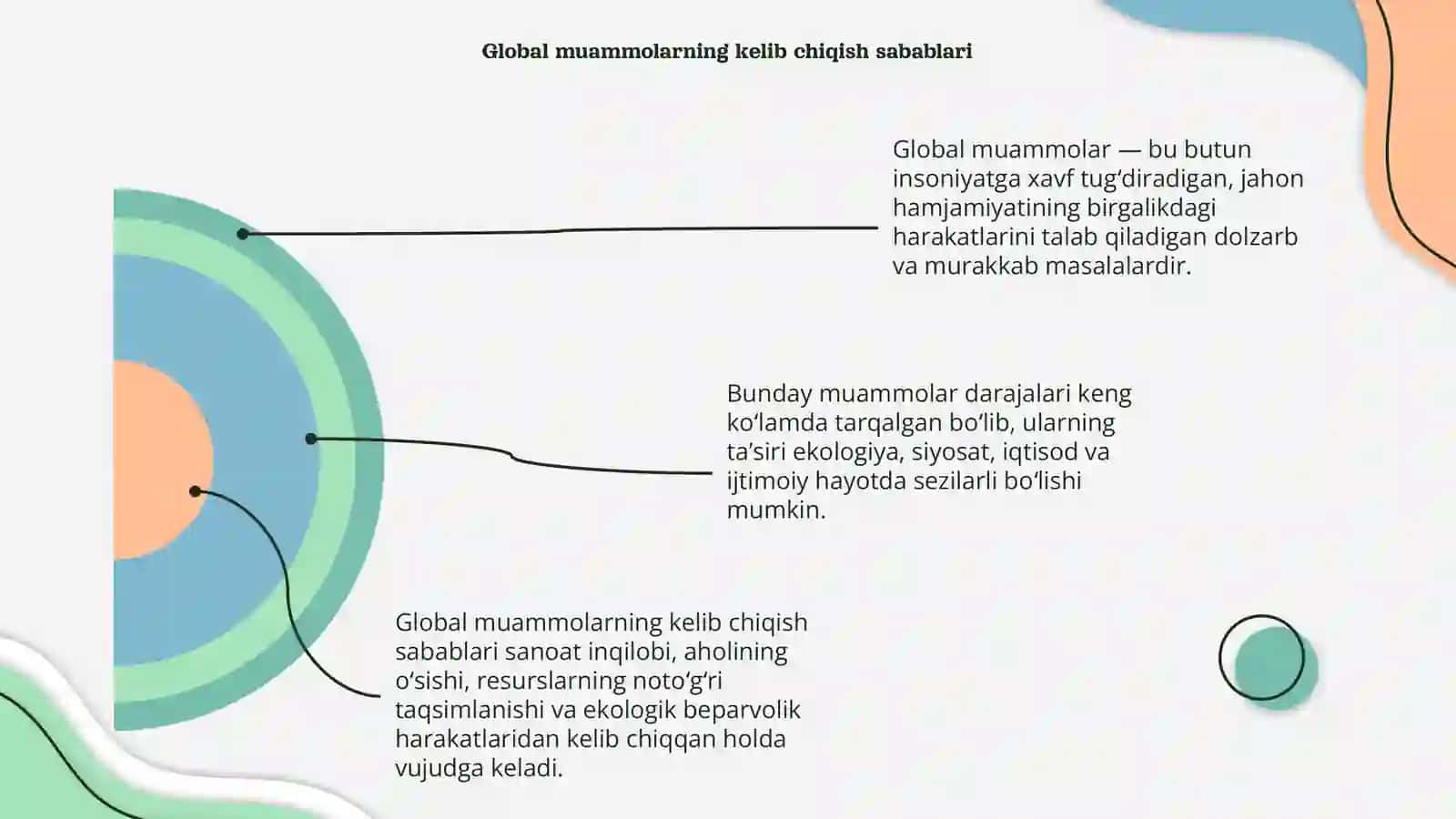 Global muammolarning mezonlari va darajalari 4