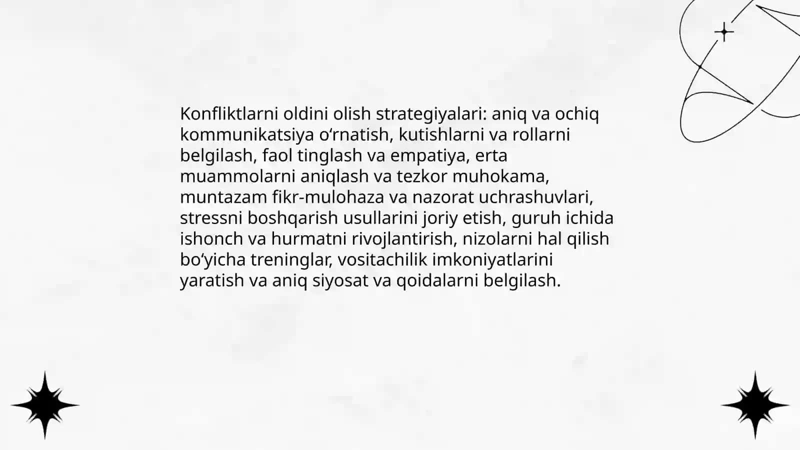 Nizo va stresslarni boshqarish 4