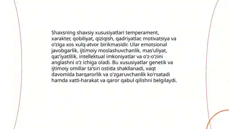 Shaxs psixologiyasi 4