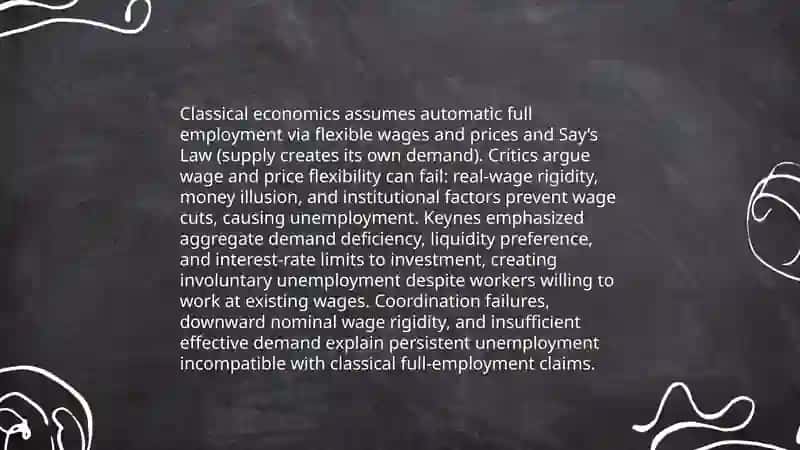 against the classical economic school 4