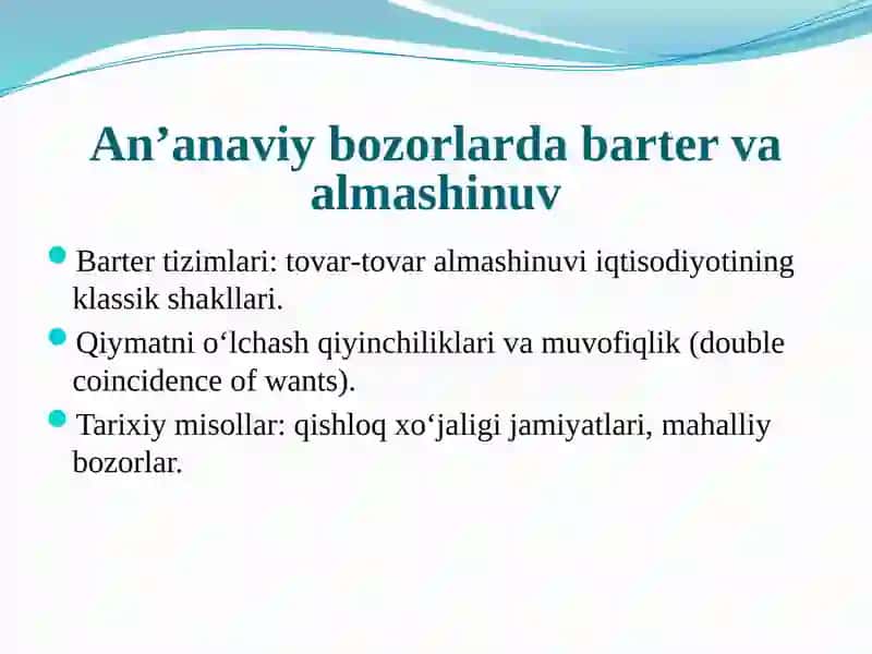 Moliyaviy faoliyatga o'xshash yondashuvlarning mavjudligi 4