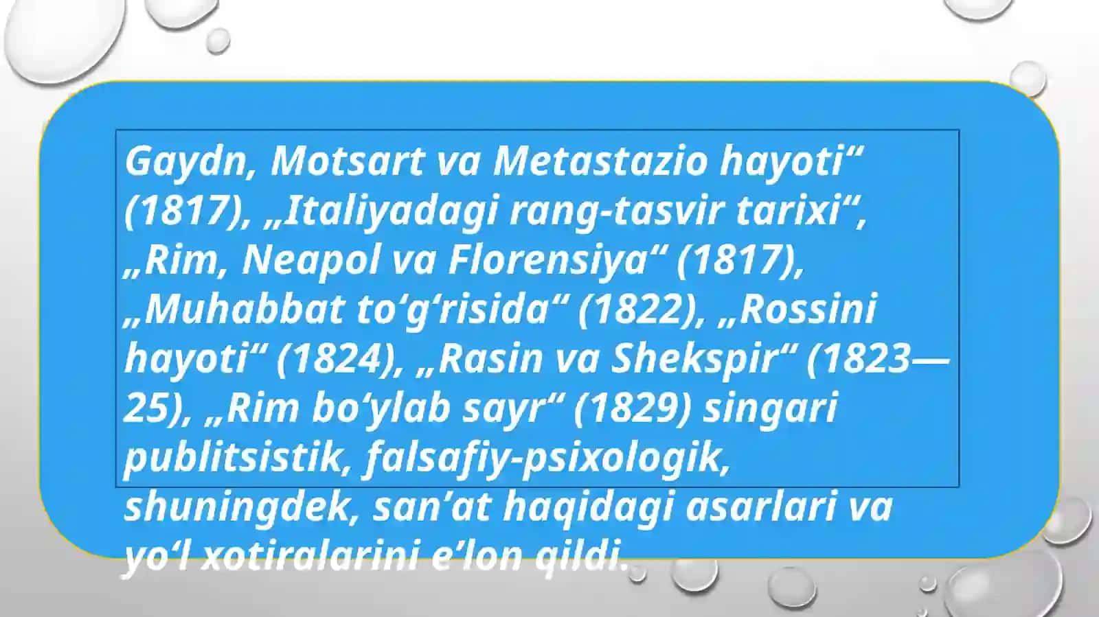 Stendalhayoti va ijodi 4