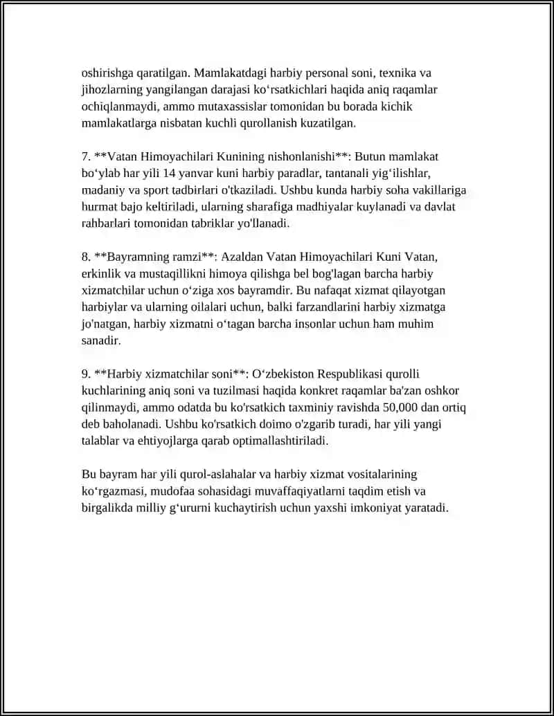 14 Yanvar Vatan Himoyachilari Kuni 4