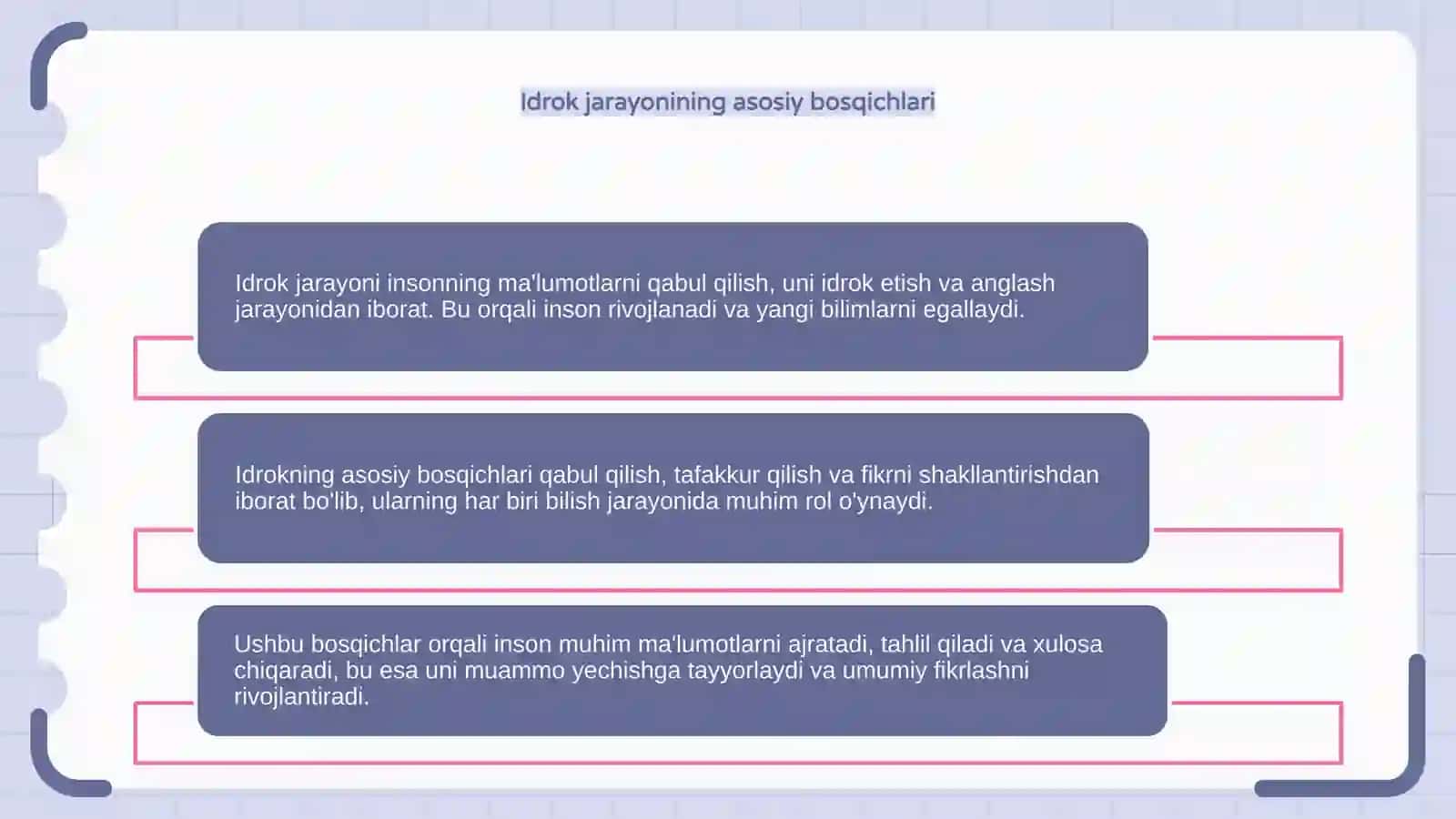 Idrok jarayonining mohiyati 4