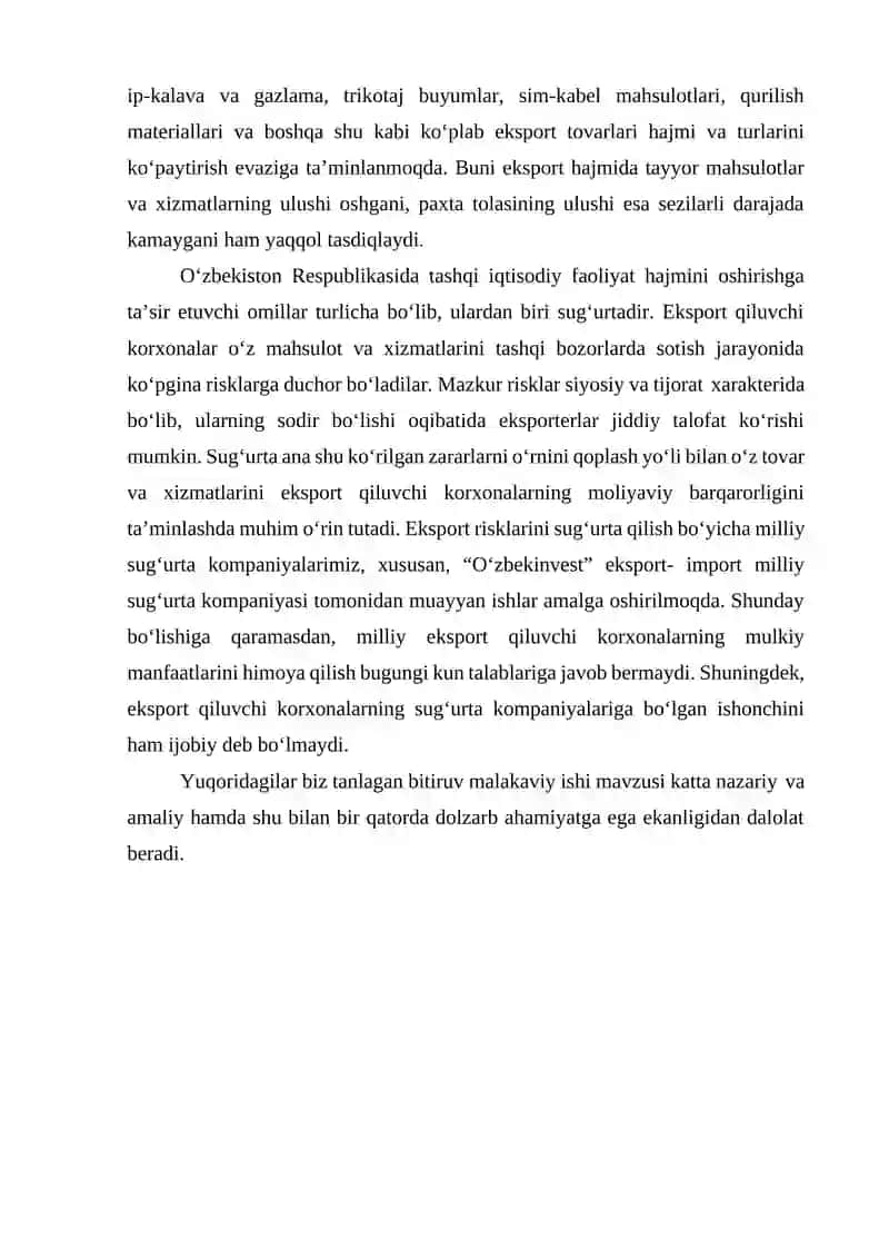 Foydalangan adabiyotlar ro’yxati 4