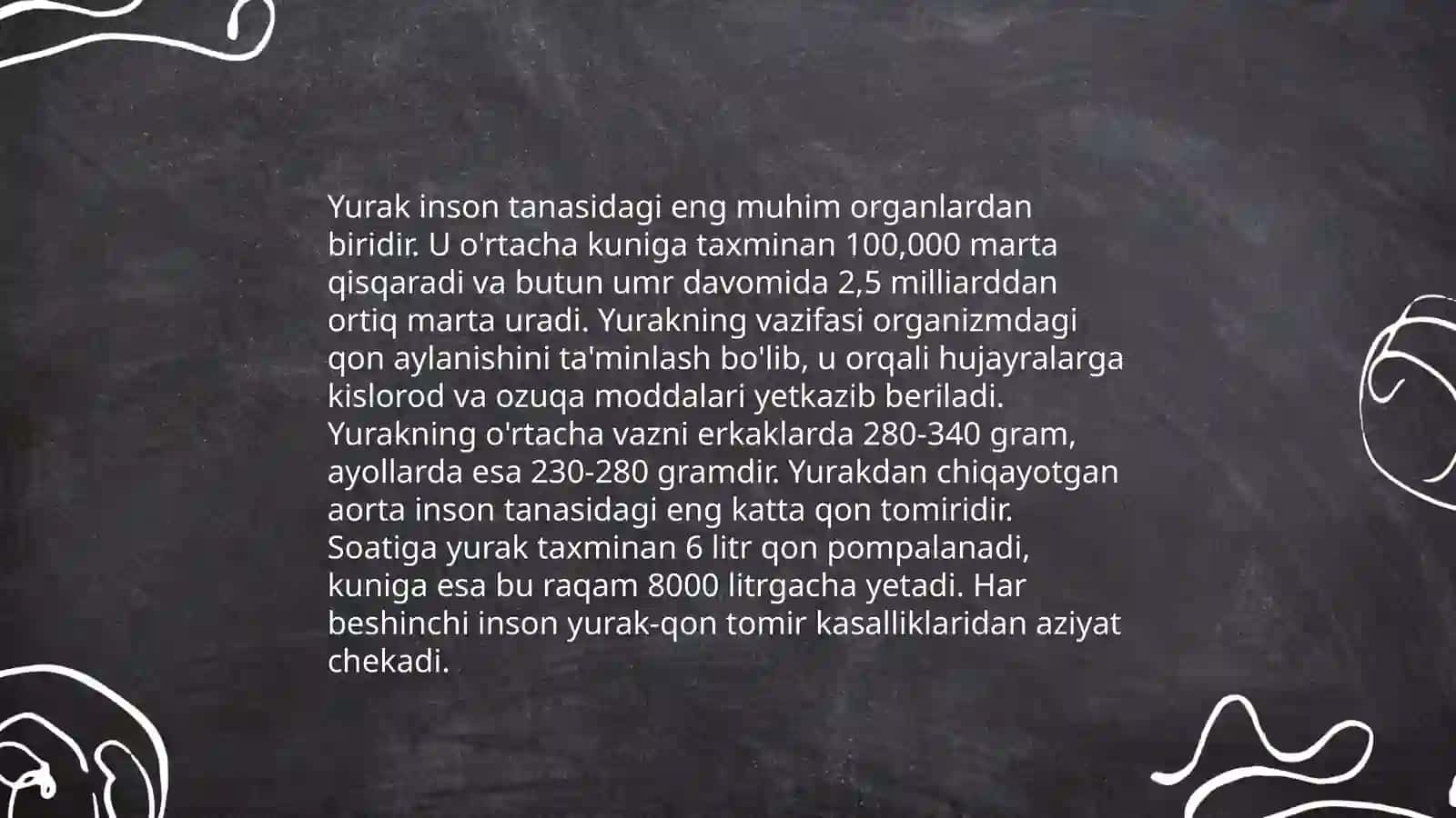 Ichki organlar. Speonxologiya 4