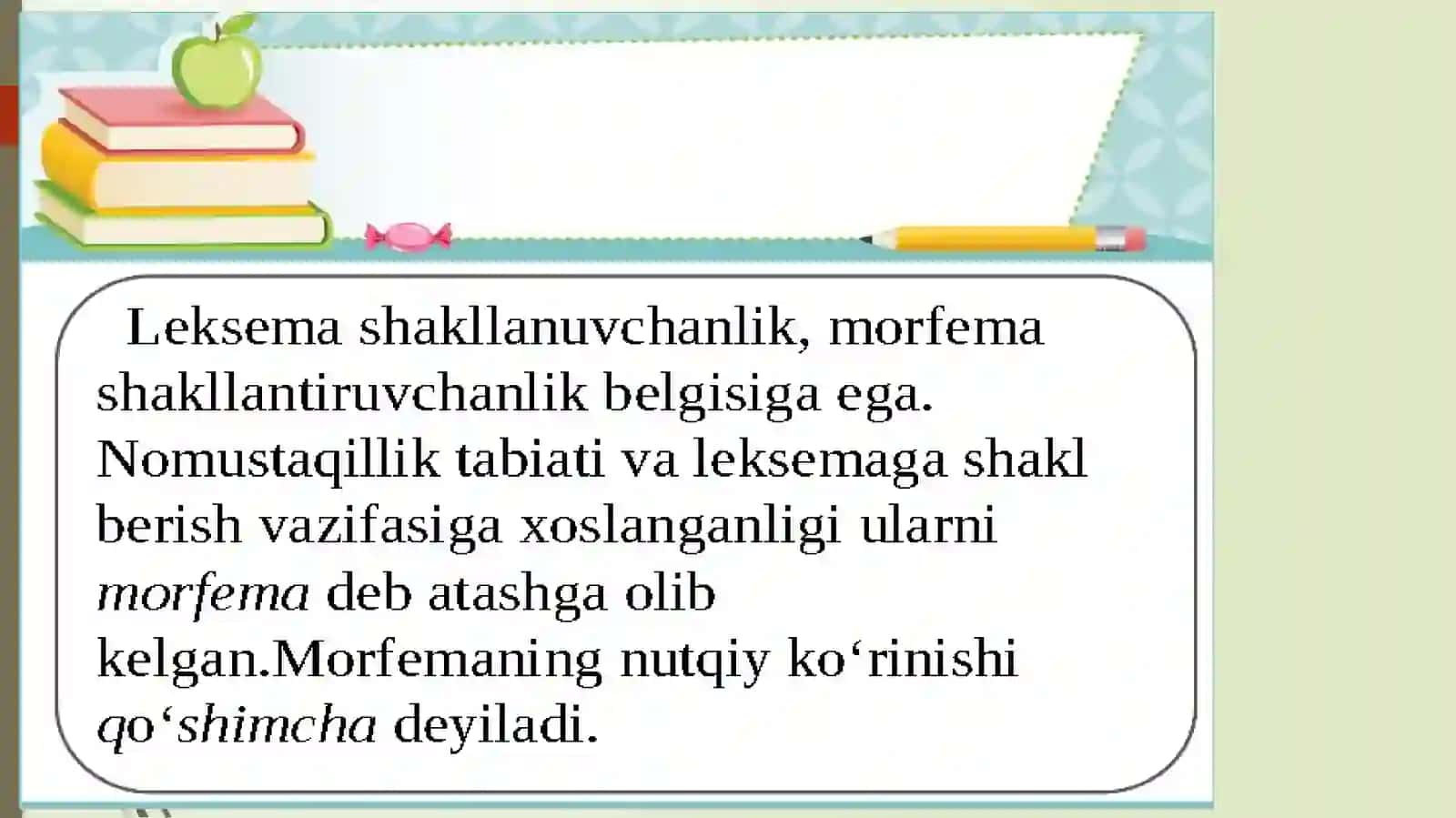 Morfemika va uning tarkibiy qismlari 4