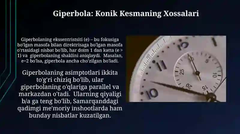 Konik Kesmalar - Parabola 4