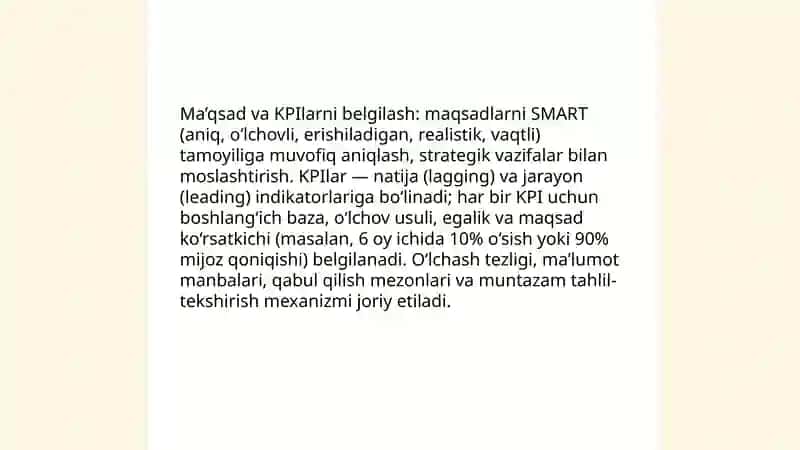 Ma’suldorlikni boshqarish 4