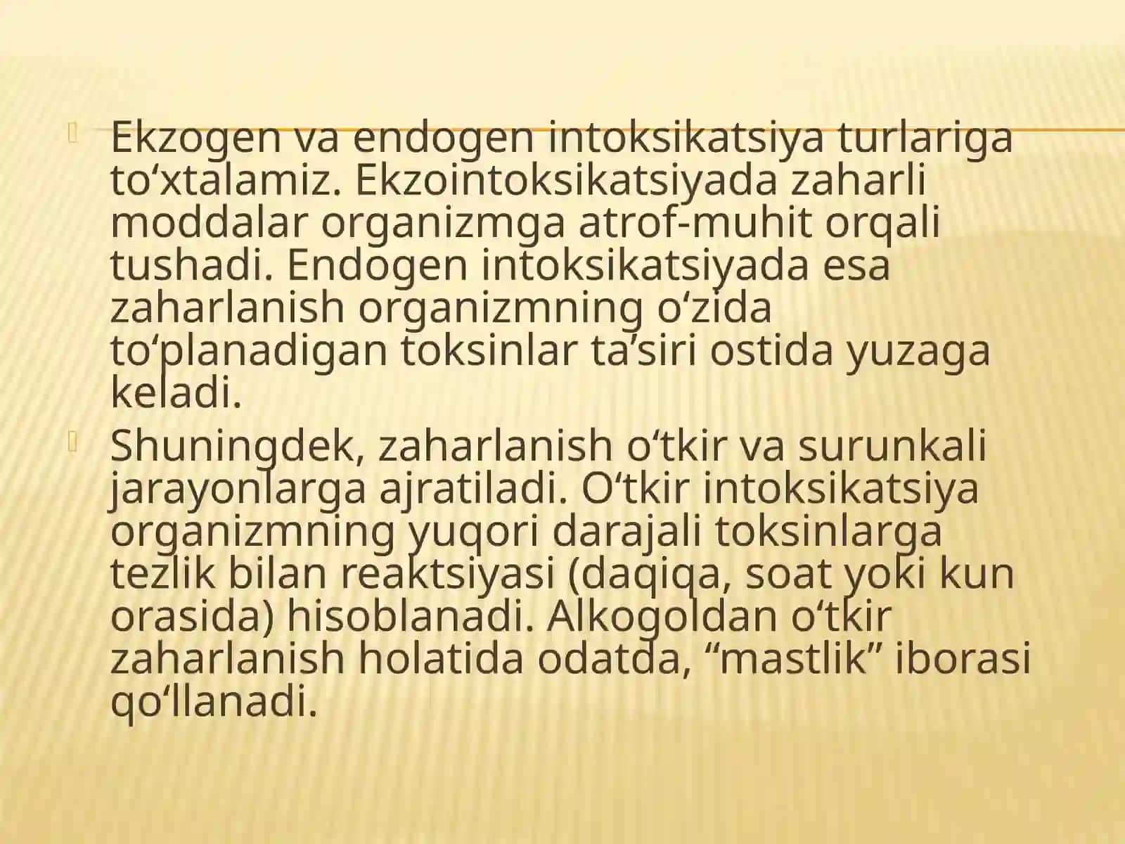 EKZOGEN VA ENDOGEN ZAHARLANISH 4