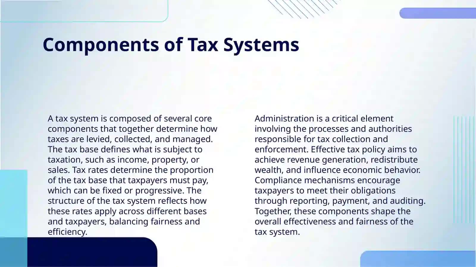 TAX SYSTEM 4