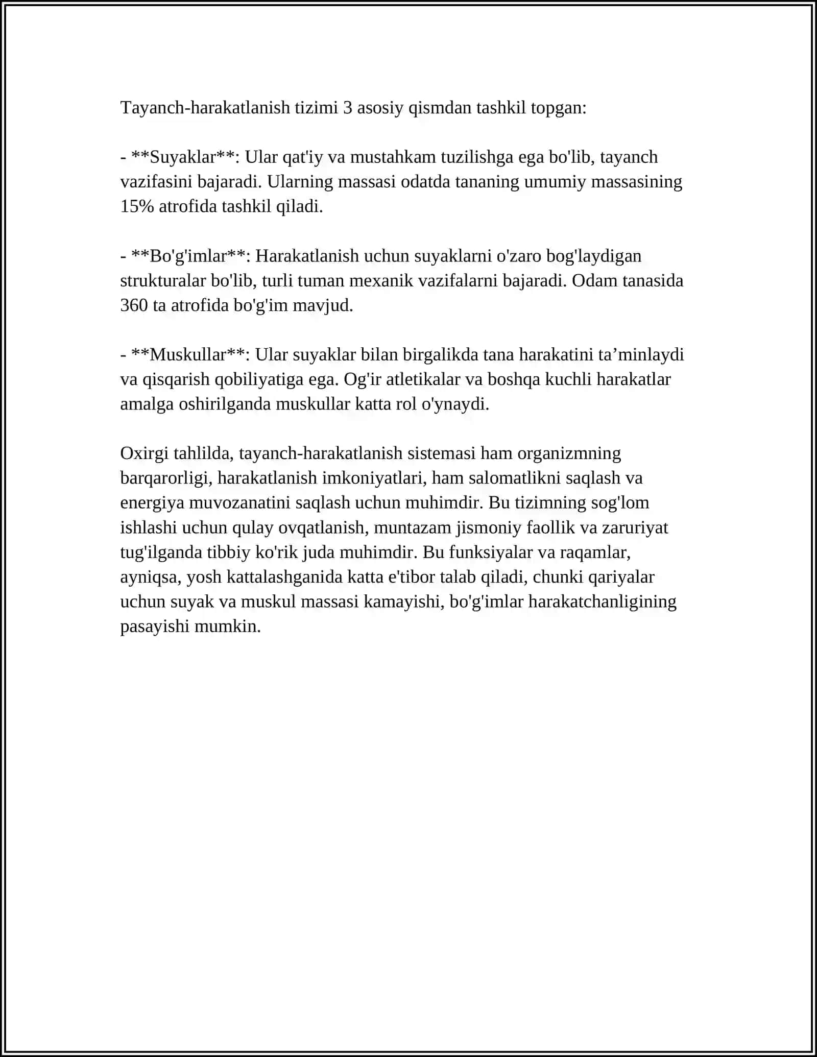 TAYANCH HARAKATLANISH SISTEMASI 4